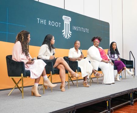 The Root Institute panel speaking at "The Blueprint for a Better Black America"