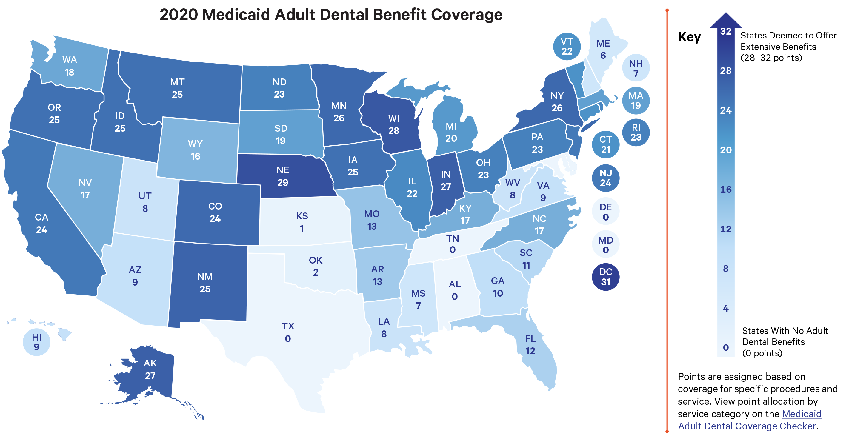 Adult Dental Medicaid Coverage Checker CareQuest Institute