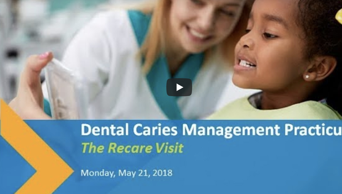 DCM Practicum Webinar: BRING BACK: The Recare Visit