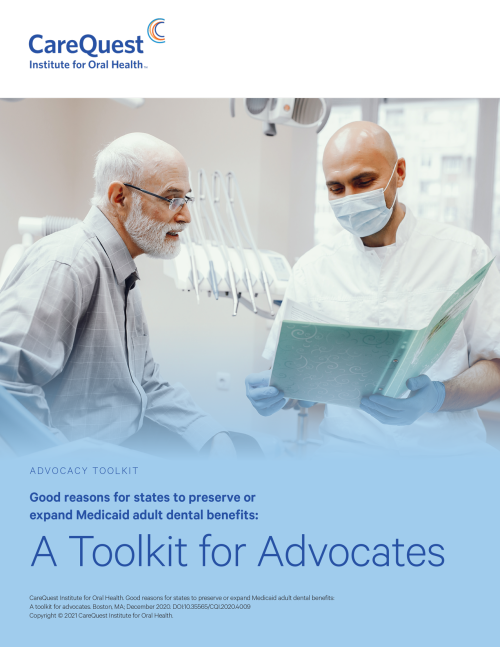 Medicaid Adult Dental Benefit Toolkit For Advocates | CareQuest ...