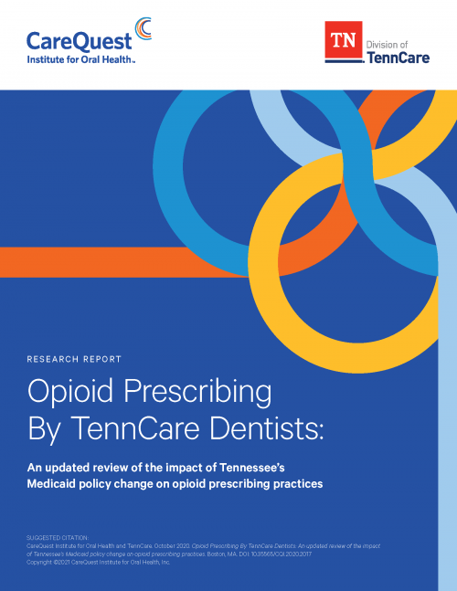 Opioid Prescribing by TennCare Dentists