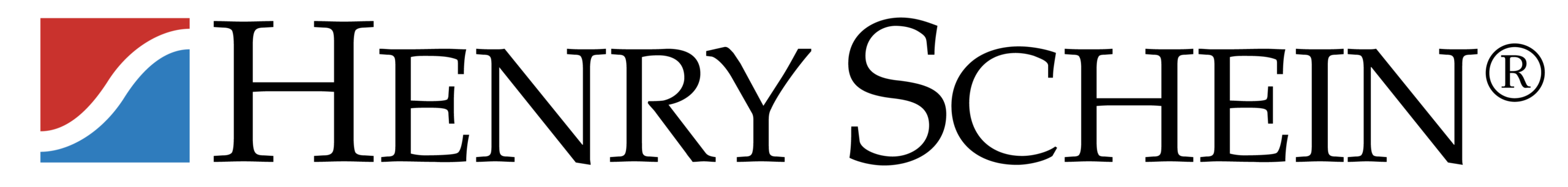Square Logo Featuring a Red Upper-left Section, a Blue Lower-right Section, and a White Curved Wave Separating Them